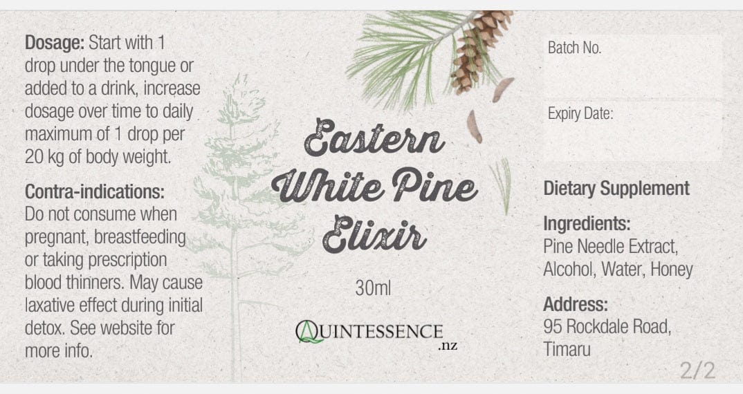 Eastern White Pine Elixir 30ml - Quintessence