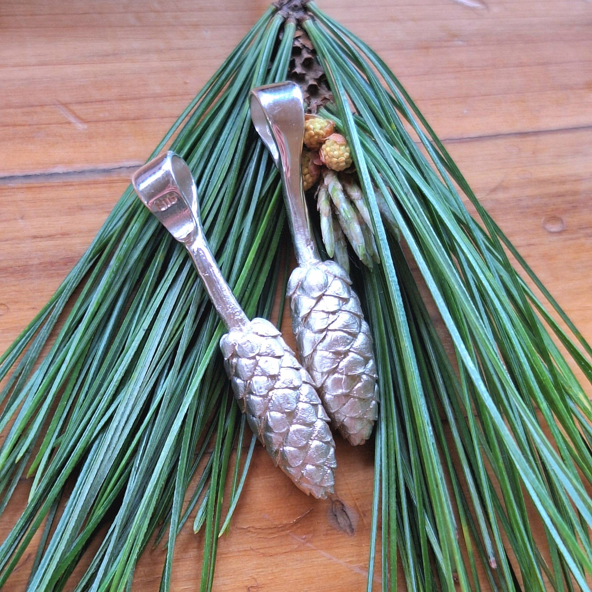 Pinecone Pendant - Sterling Silver - Quintessence