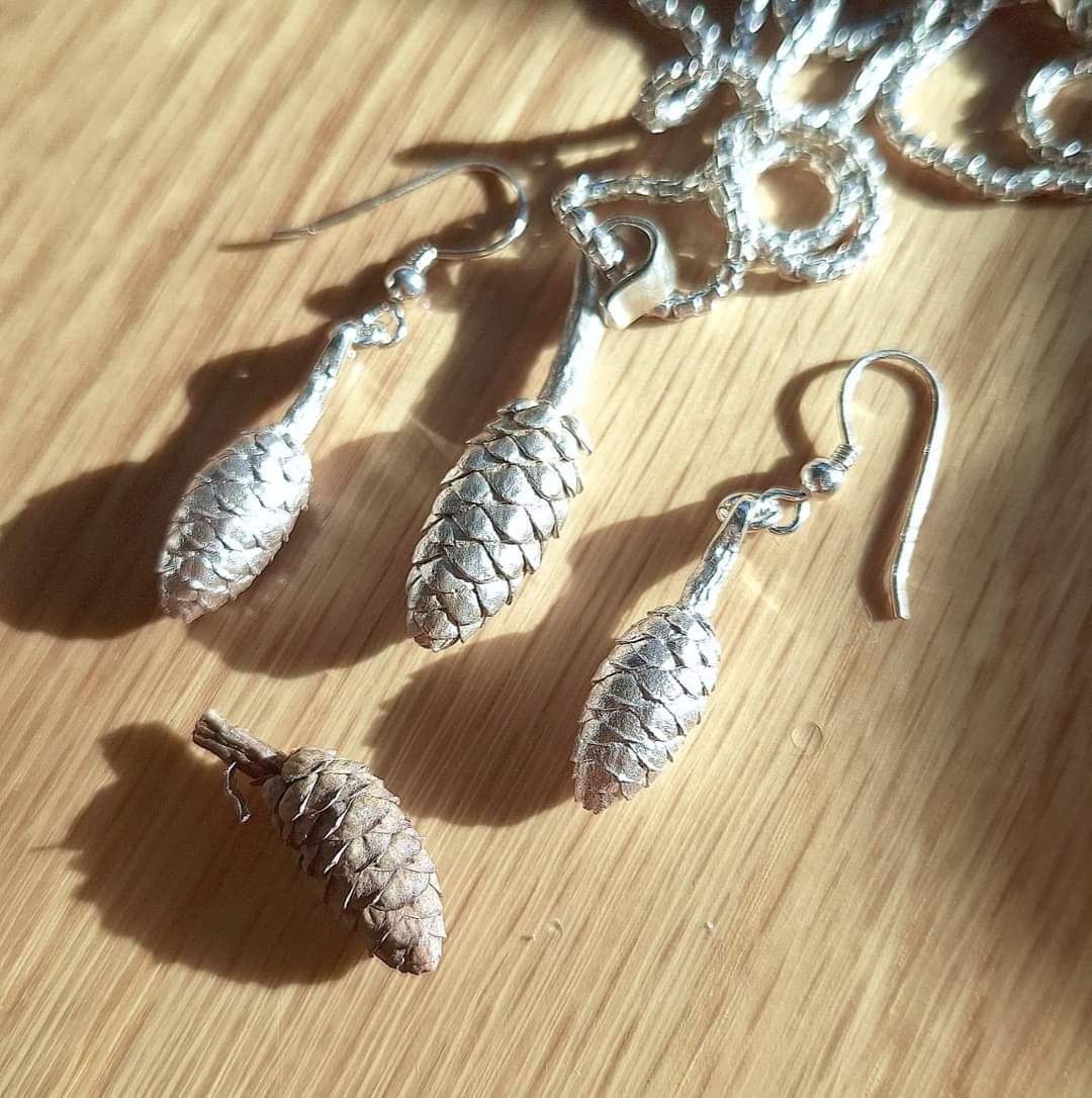 Pinecone Earrings